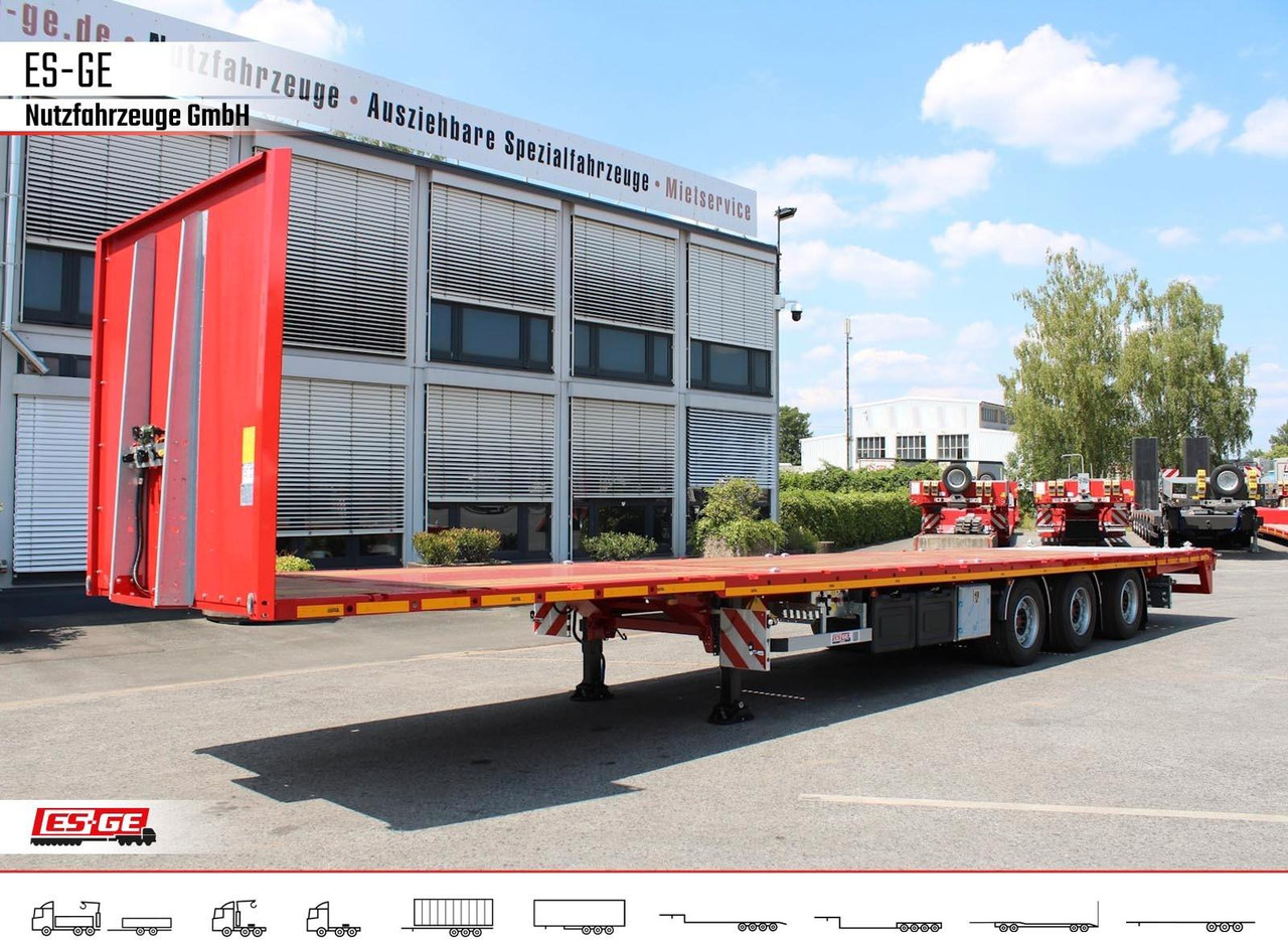 ES-GE 3-Achs Megatrailer, hydr. Heckabsenkung - Dropside/ Flatbed semi-trailer: picture 2 ES-GE 3-Achs Megatrailer, hydr. Heckabsenkung - Dropside/ Flatbed semi-trailer: picture 2