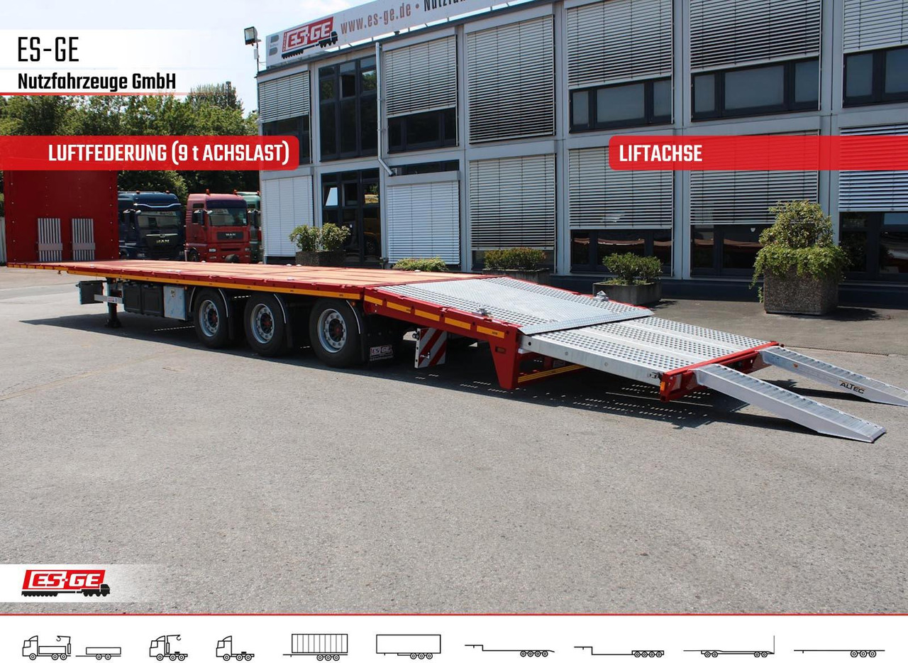 ES-GE 3-Achs Megatrailer, hydr. Heckabsenkung - Dropside/ Flatbed semi-trailer: picture 1 ES-GE 3-Achs Megatrailer, hydr. Heckabsenkung - Dropside/ Flatbed semi-trailer: picture 1