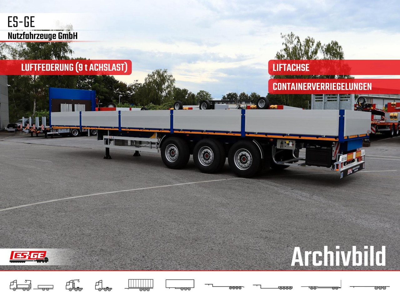 ES-GE 3-Achs Sattelanhänger - Bordwände + CV - Dropside/ Flatbed semi-trailer: picture 1 ES-GE 3-Achs Sattelanhänger - Bordwände + CV - Dropside/ Flatbed semi-trailer: picture 1