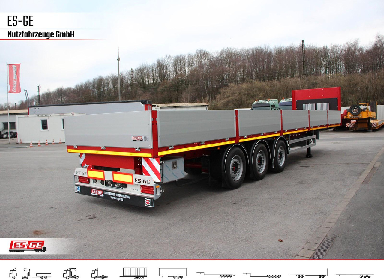 ES-GE 3-Achs Sattelanhänger - Bordwände + CV - Dropside/ Flatbed semi-trailer: picture 2 ES-GE 3-Achs Sattelanhänger - Bordwände + CV - Dropside/ Flatbed semi-trailer: picture 2