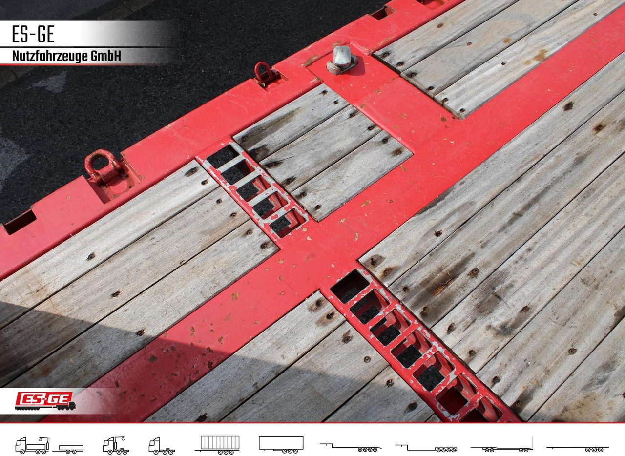 ES-GE 3-Achs Sattelanhänger - Rungen + CV - Dropside/ Flatbed semi-trailer: picture 5 ES-GE 3-Achs Sattelanhänger - Rungen + CV - Dropside/ Flatbed semi-trailer: picture 5