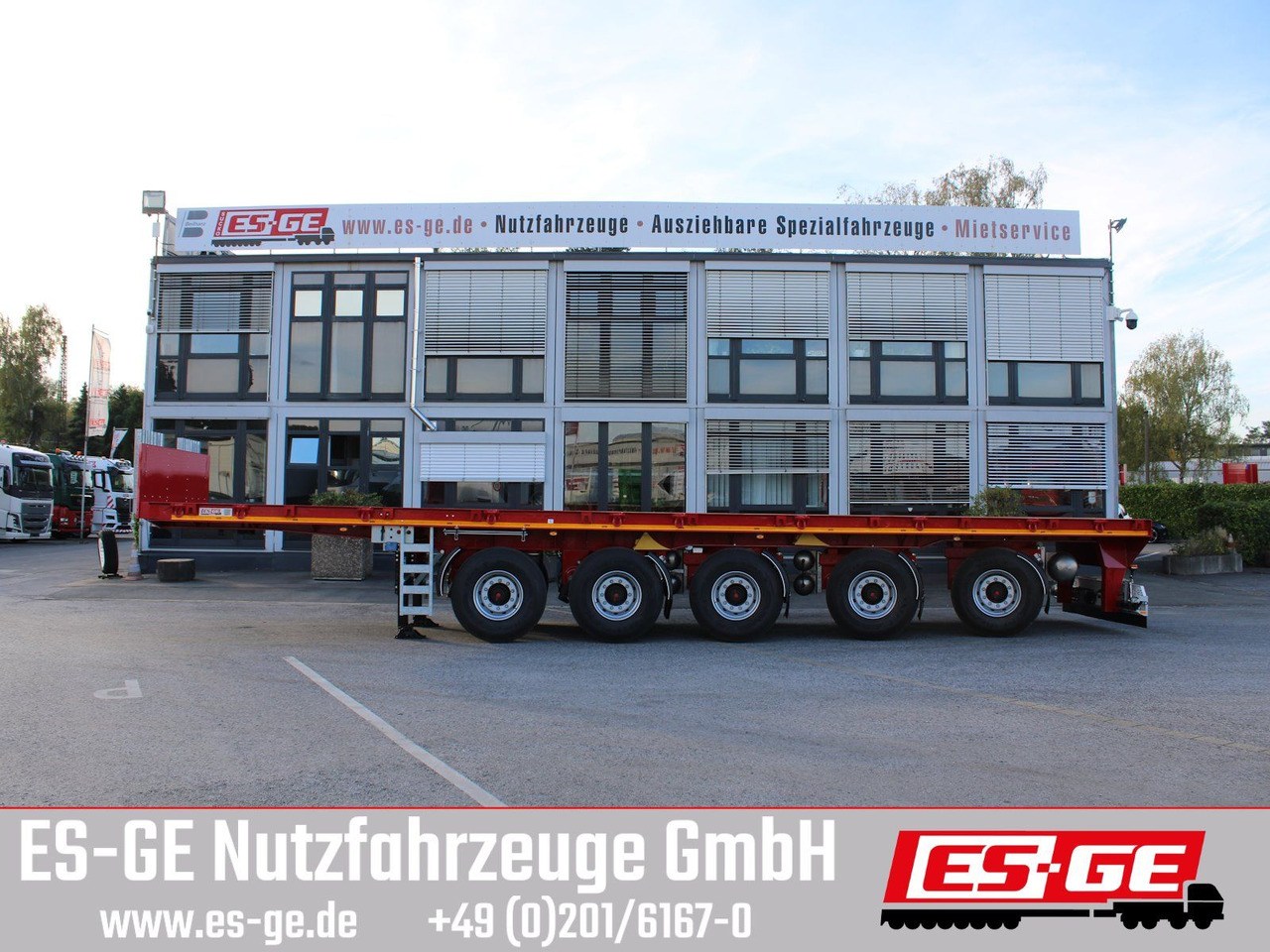 ES-GE 5-Achs-Ballastauflieger - Dropside/ Flatbed semi-trailer: picture 5 ES-GE 5-Achs-Ballastauflieger - Dropside/ Flatbed semi-trailer: picture 5