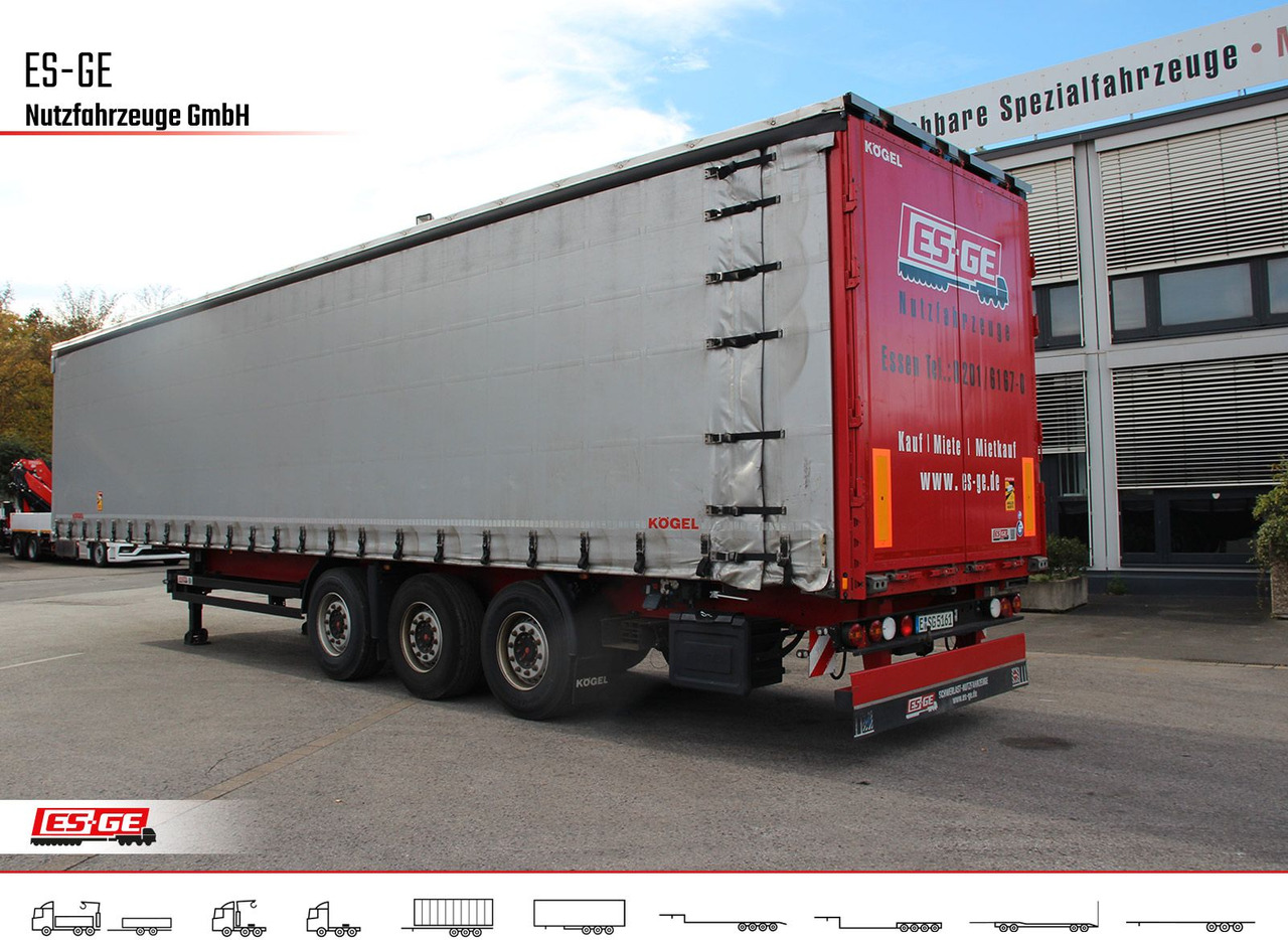Kögel 3-Achs-Cargo-Coil-Pritschensattelanhänger - Curtainsider semi-trailer: picture 1 Kögel 3-Achs-Cargo-Coil-Pritschensattelanhänger - Curtainsider semi-trailer: picture 1