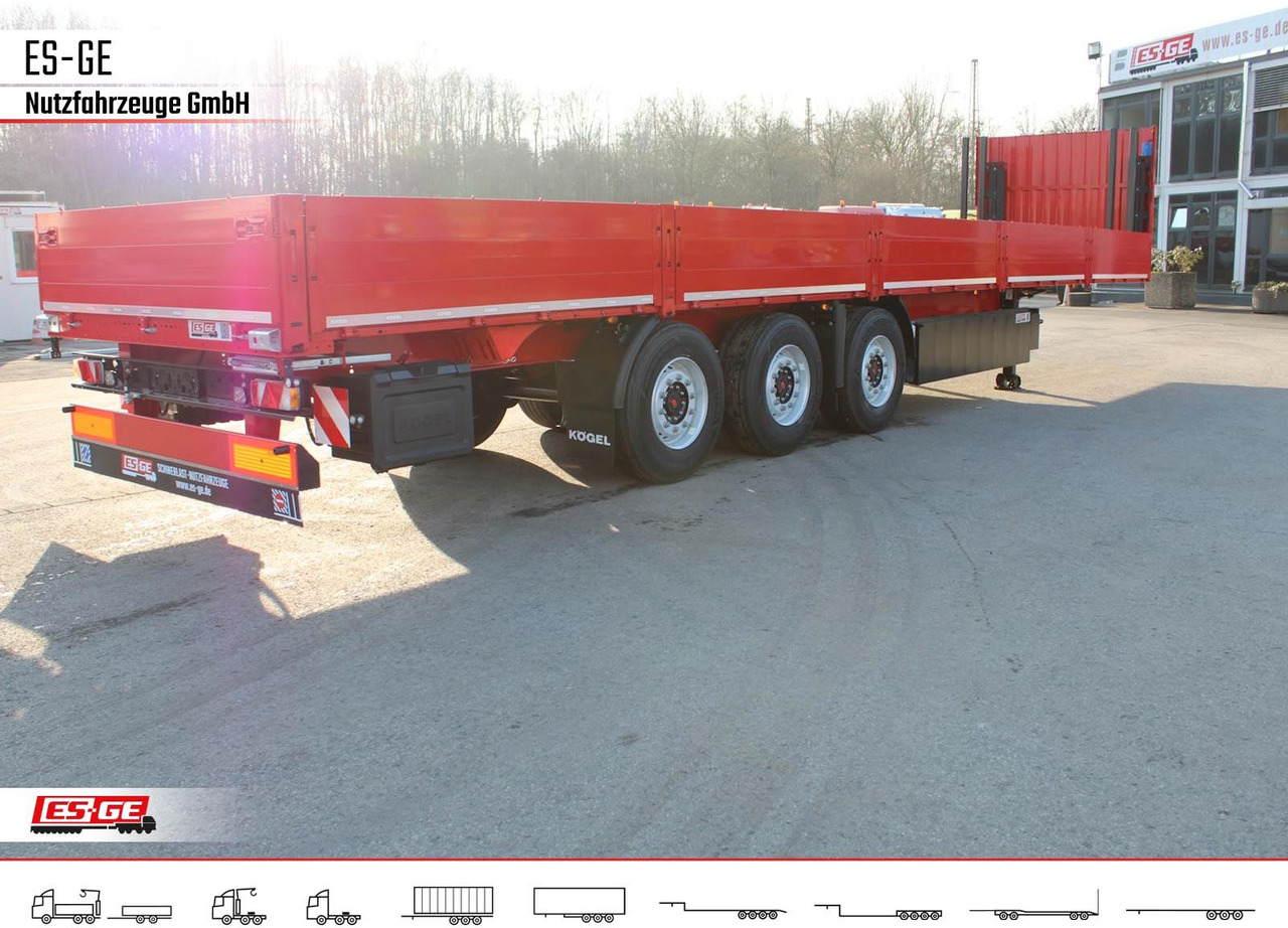Kögel Multi Chassis, verstärkt, Bordwände - Dropside/ Flatbed semi-trailer: picture 3 Kögel Multi Chassis, verstärkt, Bordwände - Dropside/ Flatbed semi-trailer: picture 3