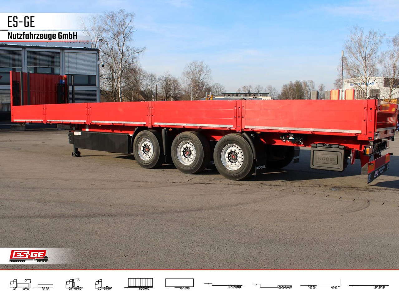 Kögel Multi Chassis, verstärkt, Bordwände - Dropside/ Flatbed semi-trailer: picture 1 Kögel Multi Chassis, verstärkt, Bordwände - Dropside/ Flatbed semi-trailer: picture 1