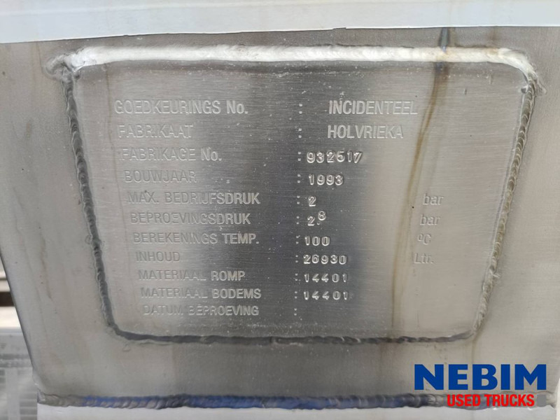 Burg BPDO 12-27 Z - 26.930Ltr - Tank semi-trailer: picture 3 Burg BPDO 12-27 Z - 26.930Ltr - Tank semi-trailer: picture 3