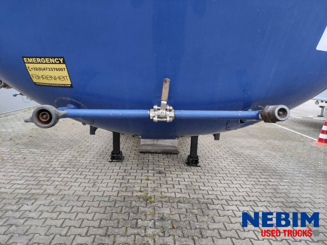 Tank semi-trailer Feldbinder TSA 33.3-3 Unibloc pump electr - 3 comp. 8.000 / 2 2.500 / 3.000 Ltr.: picture 18