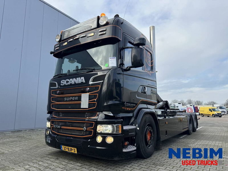 Scania R730 V8 6x2 CROWN ED - FULL AIR - RETARDER - Hook lift truck: picture 1 Scania R730 V8 6x2 CROWN ED - FULL AIR - RETARDER - Hook lift truck: picture 1