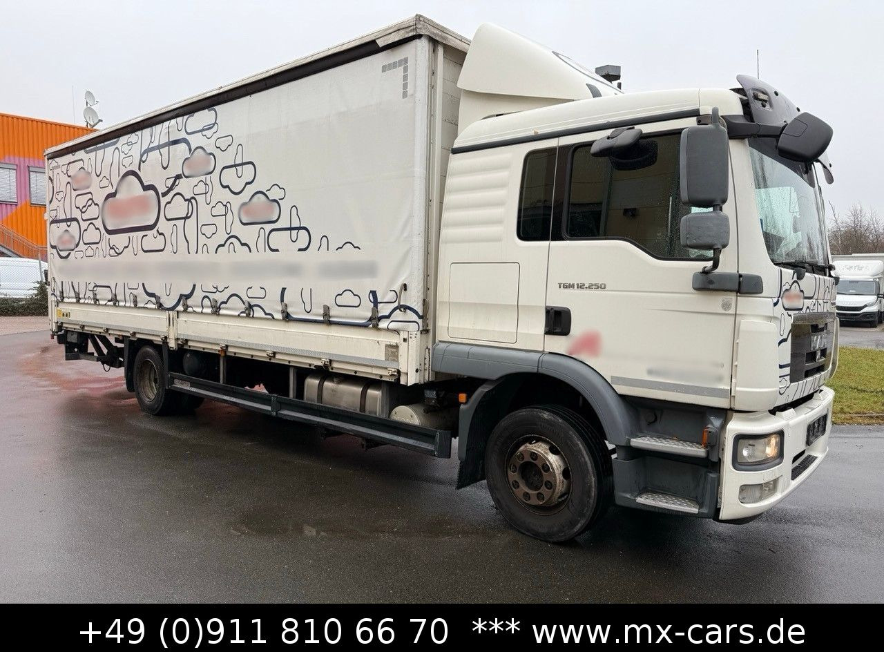 MAN TGM 12.250 Pritsche Plane LBW Schlafkabine Autom - Curtainsider truck: picture 3 MAN TGM 12.250 Pritsche Plane LBW Schlafkabine Autom - Curtainsider truck: picture 3