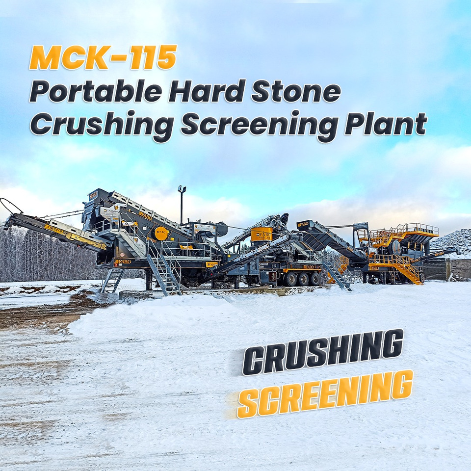 FABO MCK-115 HARDSTONE CRUSHING SCREENING PLANT - Mobile crusher: picture 1 FABO MCK-115 HARDSTONE CRUSHING SCREENING PLANT - Mobile crusher: picture 1