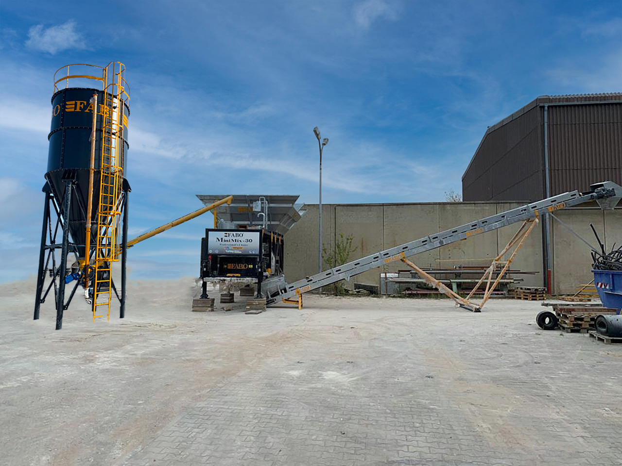 New Concrete plant FABO mobile concrete batching plant: picture 1