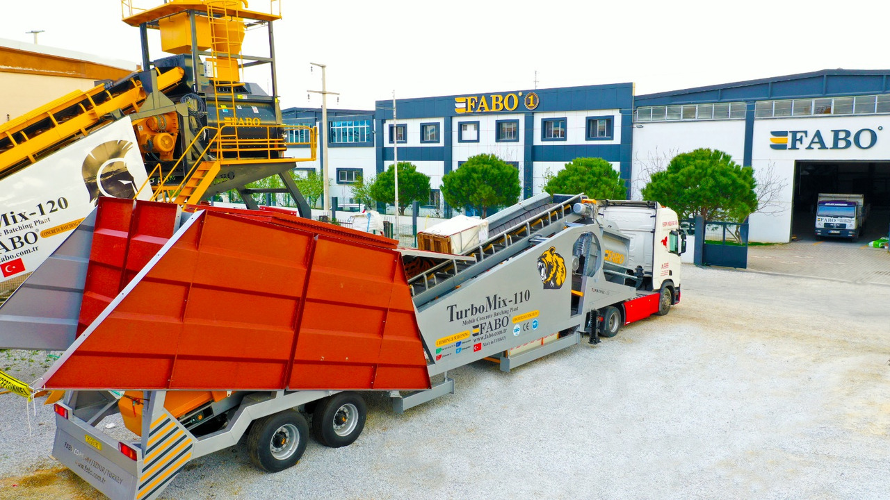 New Concrete plant FABO mobile concrete batching plant: picture 1