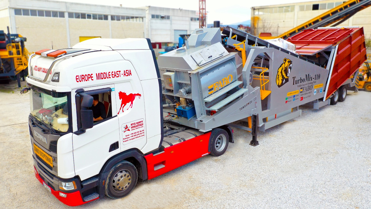 FABO mobile concrete batching plant - Concrete plant: picture 3 FABO mobile concrete batching plant - Concrete plant: picture 3