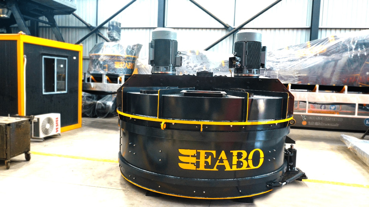 FABO twin shaft mixer - Concrete mixer: picture 2 FABO twin shaft mixer - Concrete mixer: picture 2