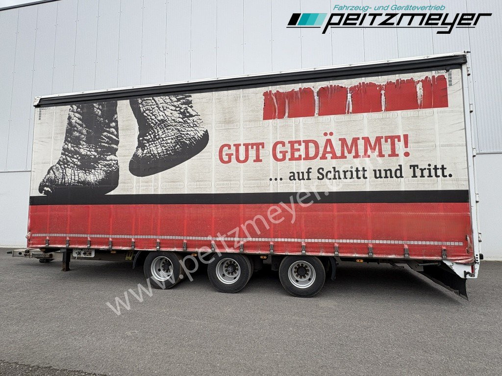 Curtainsider trailer KRUKENMEIER Tridemanhänger TLP 25 zwillingsbereift, Liftachse: picture 7