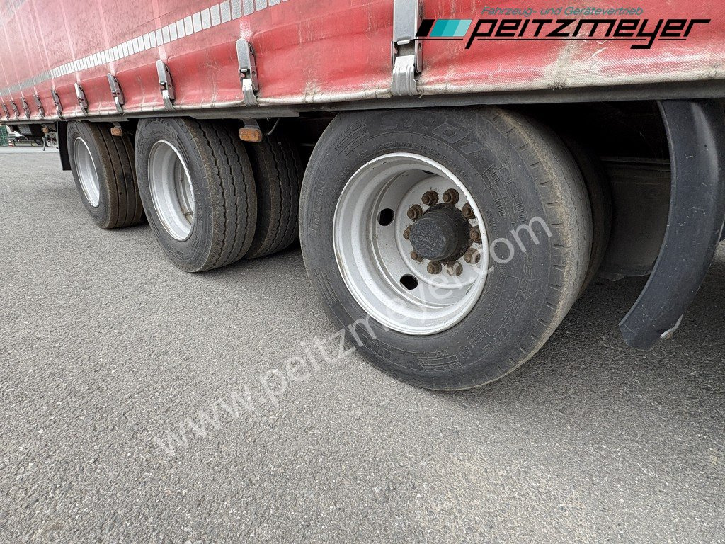 Curtainsider trailer KRUKENMEIER Tridemanhänger TLP 25 zwillingsbereift, Liftachse: picture 11