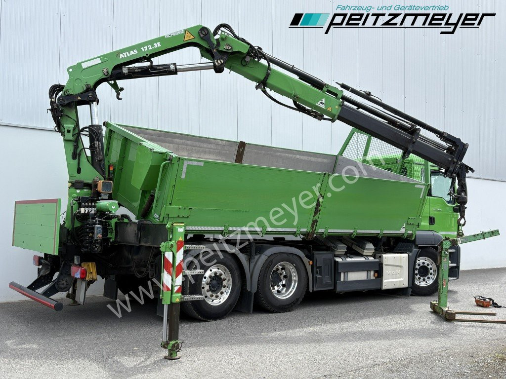 MAN TGS 26.460 FL 6x2 Kipper+Kran+Funk Lenkachse, 2-Seitenkipper, Atlas 172.3 - Tipper, Crane truck: picture 4 MAN TGS 26.460 FL 6x2 Kipper+Kran+Funk Lenkachse, 2-Seitenkipper, Atlas 172.3 - Tipper, Crane truck: picture 4