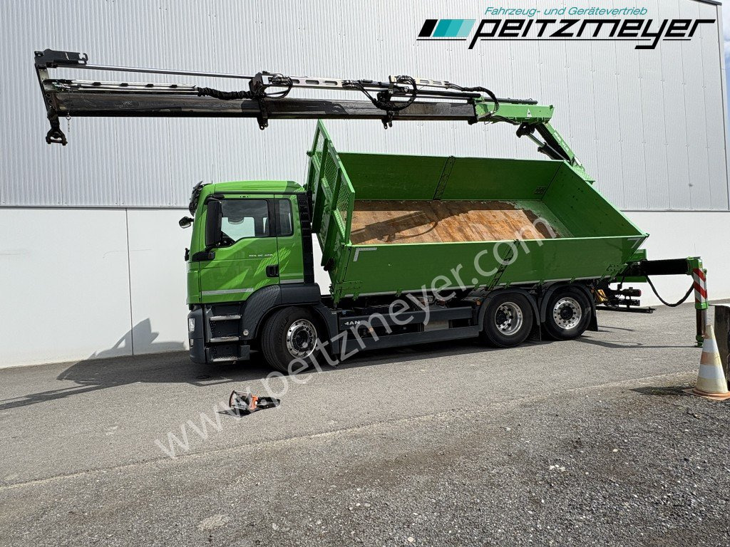 Tipper MAN TGS 26.460 FL 6x2 Kipper+Kran+Funk Lenkachse, 2-Seitenkipper, Atlas 172.3: picture 8 Tipper MAN TGS 26.460 FL 6x2 Kipper+Kran+Funk Lenkachse, 2-Seitenkipper, Atlas 172.3: picture 8