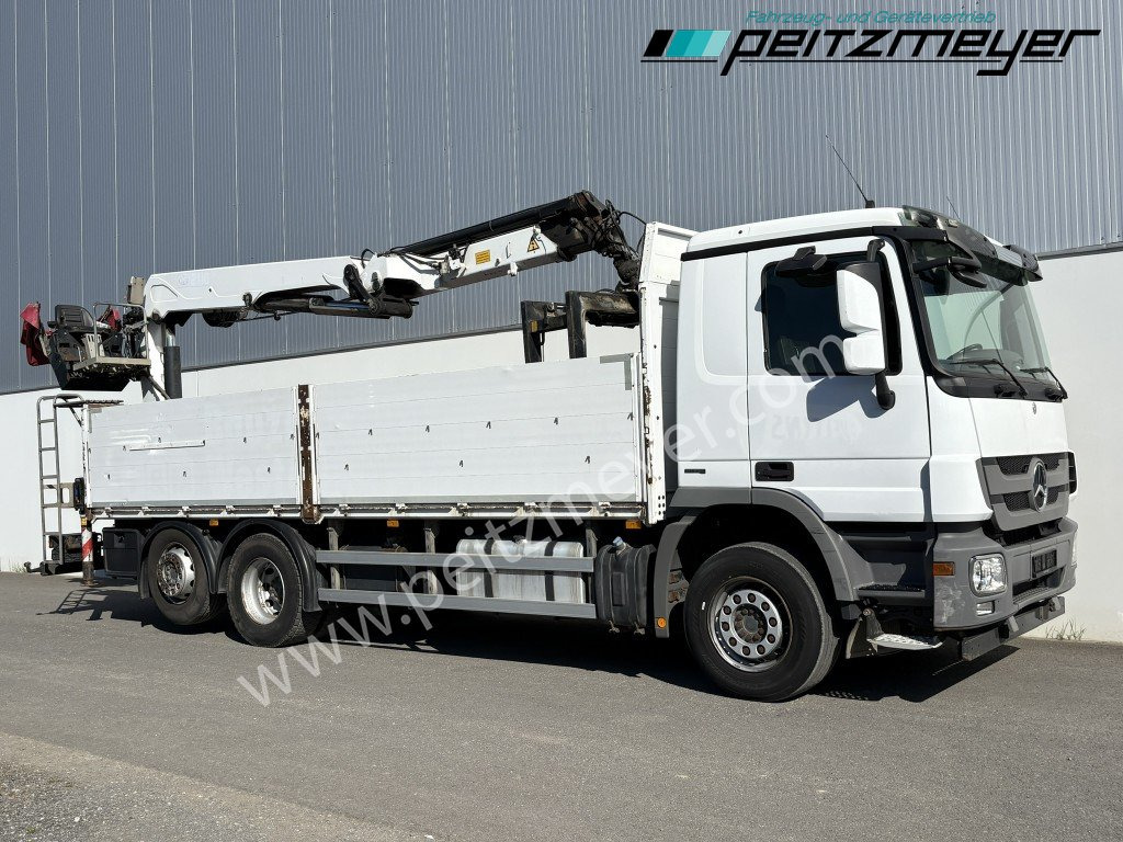 MERCEDES-BENZ Actros 2536 LL Pritsche HMF Heckkran m. Zange Baustoff - Dropside/ Flatbed truck, Crane truck: picture 2 MERCEDES-BENZ Actros 2536 LL Pritsche HMF Heckkran m. Zange Baustoff - Dropside/ Flatbed truck, Crane truck: picture 2