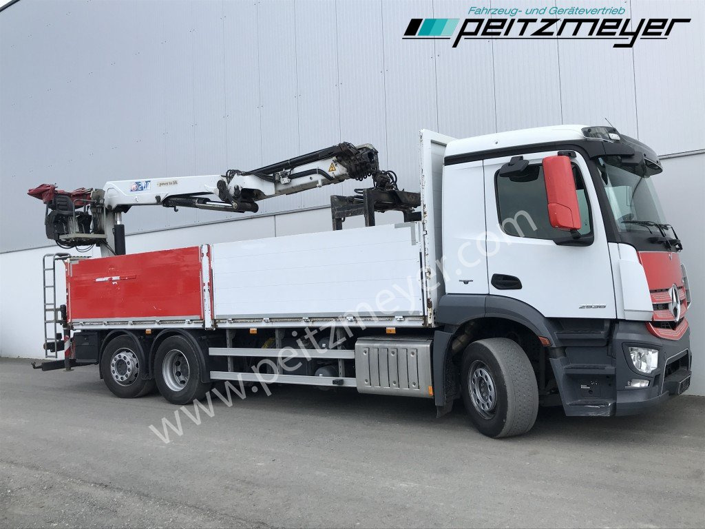 MERCEDES-BENZ Antos 2536 LL Pritsche HMF 2110-L5 5 fach Ausschub mit Steinzange - Dropside/ Flatbed truck, Crane truck: picture 2 MERCEDES-BENZ Antos 2536 LL Pritsche HMF 2110-L5 5 fach Ausschub mit Steinzange - Dropside/ Flatbed truck, Crane truck: picture 2