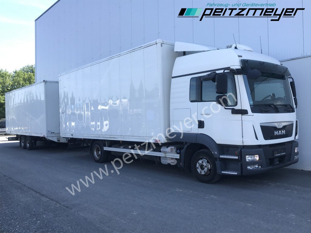 Closed box trailer WEFA Tandemanhänger 10,5 T. Tandem Alukoffer mit Hecktüren: picture 22