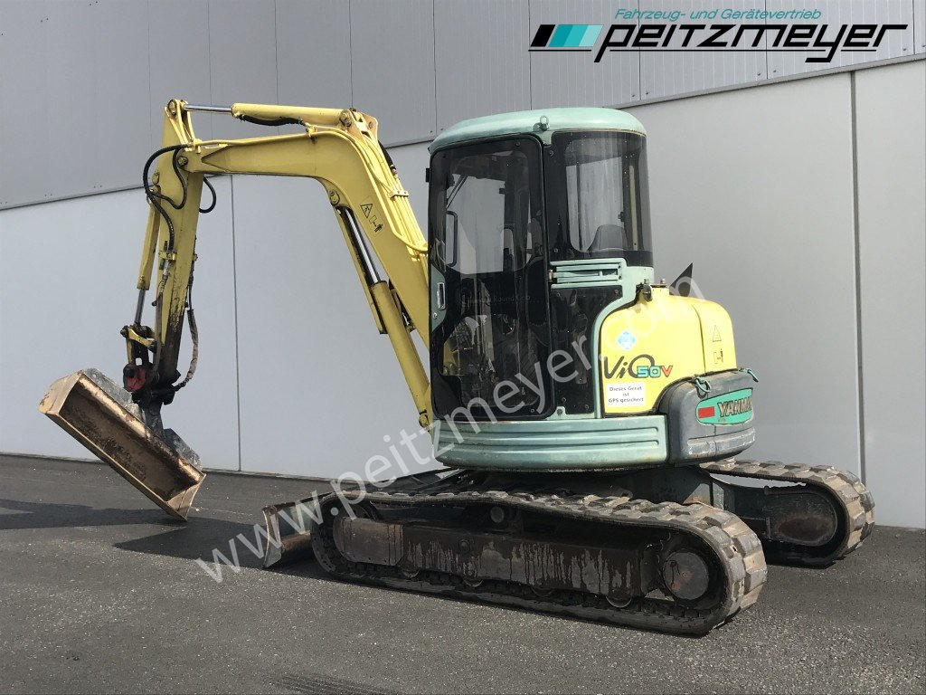 YANMAR MINIBAGGER VIO 50 V hydr. Schwenklöffel - Mini excavator: picture 3 YANMAR MINIBAGGER VIO 50 V hydr. Schwenklöffel - Mini excavator: picture 3