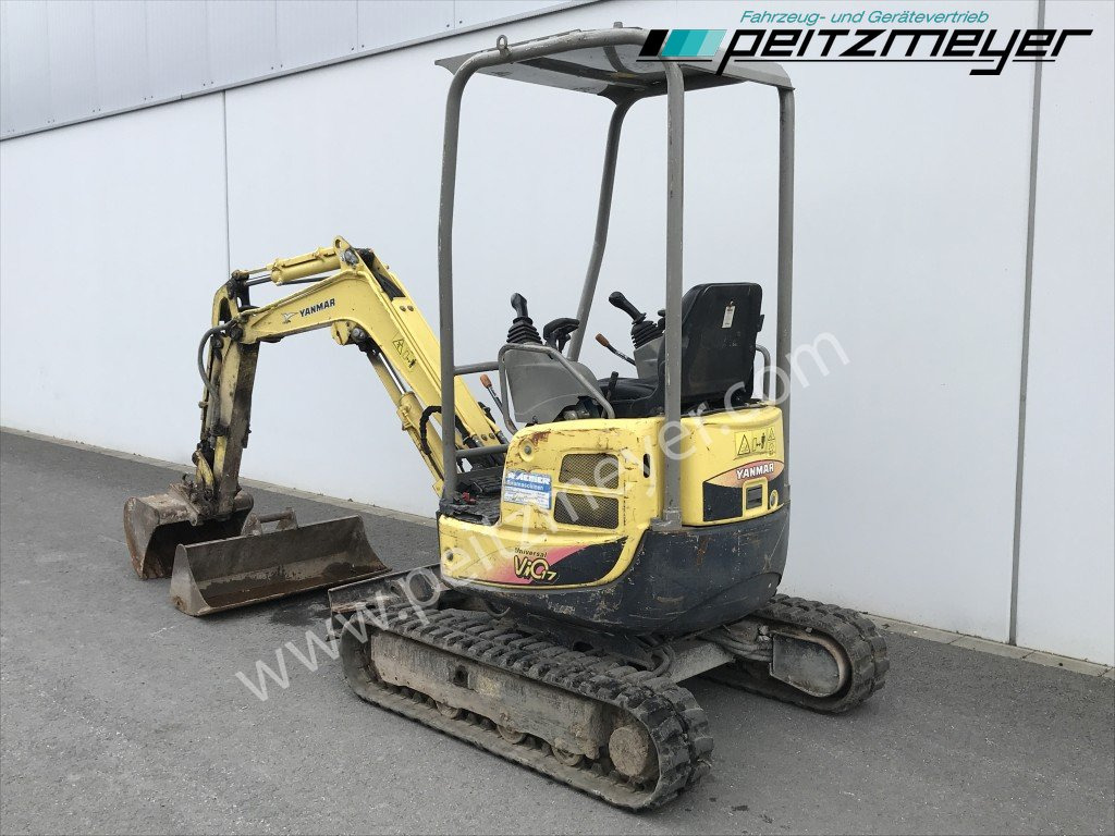 YANMAR MINIBAGGER Vio 17 verstellbares Fahrwerk Schnellwechsler mit 60 er und 100 Löffel - Mini excavator: picture 4 YANMAR MINIBAGGER Vio 17 verstellbares Fahrwerk Schnellwechsler mit 60 er und 100 Löffel - Mini excavator: picture 4