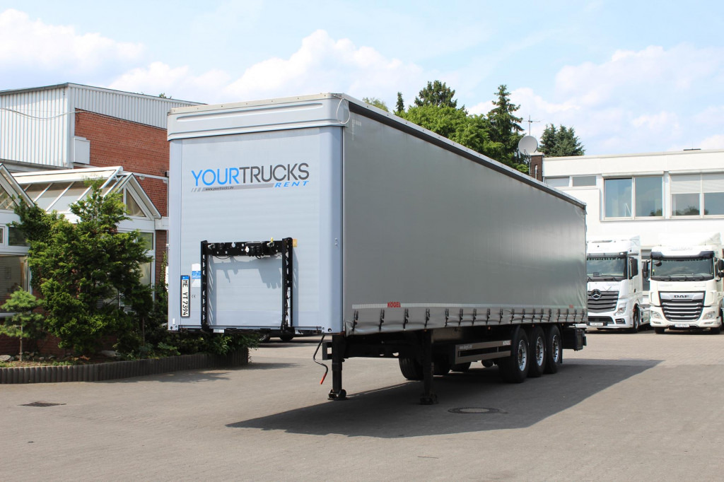 KOEGEL Standard Plane Liftachse Edscha Miete-Rent - Curtainsider semi-trailer: picture 1 KOEGEL Standard Plane Liftachse Edscha Miete-Rent - Curtainsider semi-trailer: picture 1