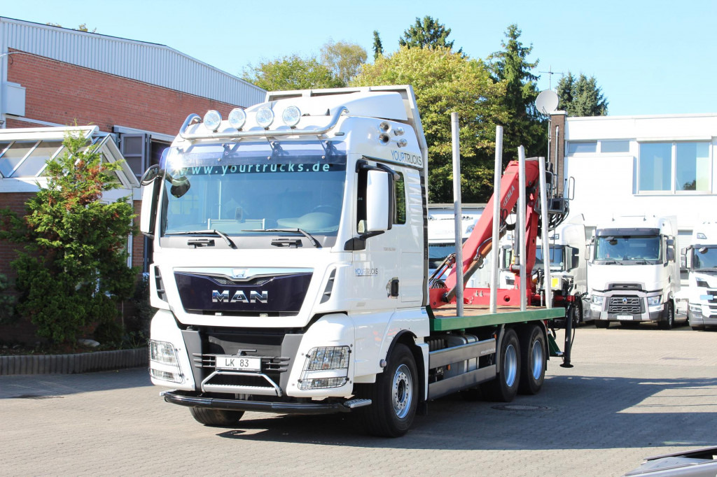 MAN TGX 33.560 D38Motor 6x4 Intarder KESLA-Holzkran - Logging truck, Crane truck: picture 1 MAN TGX 33.560 D38Motor 6x4 Intarder KESLA-Holzkran - Logging truck, Crane truck: picture 1