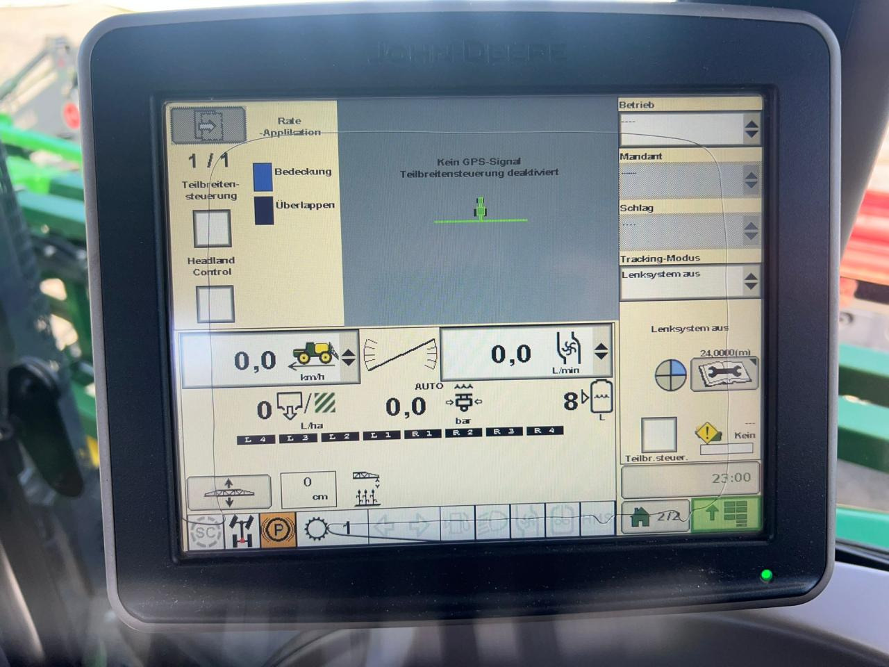 Self-propelled sprayer John Deere 5430i, Autotrac SF 3000, hydr. Spurverstellung: picture 30