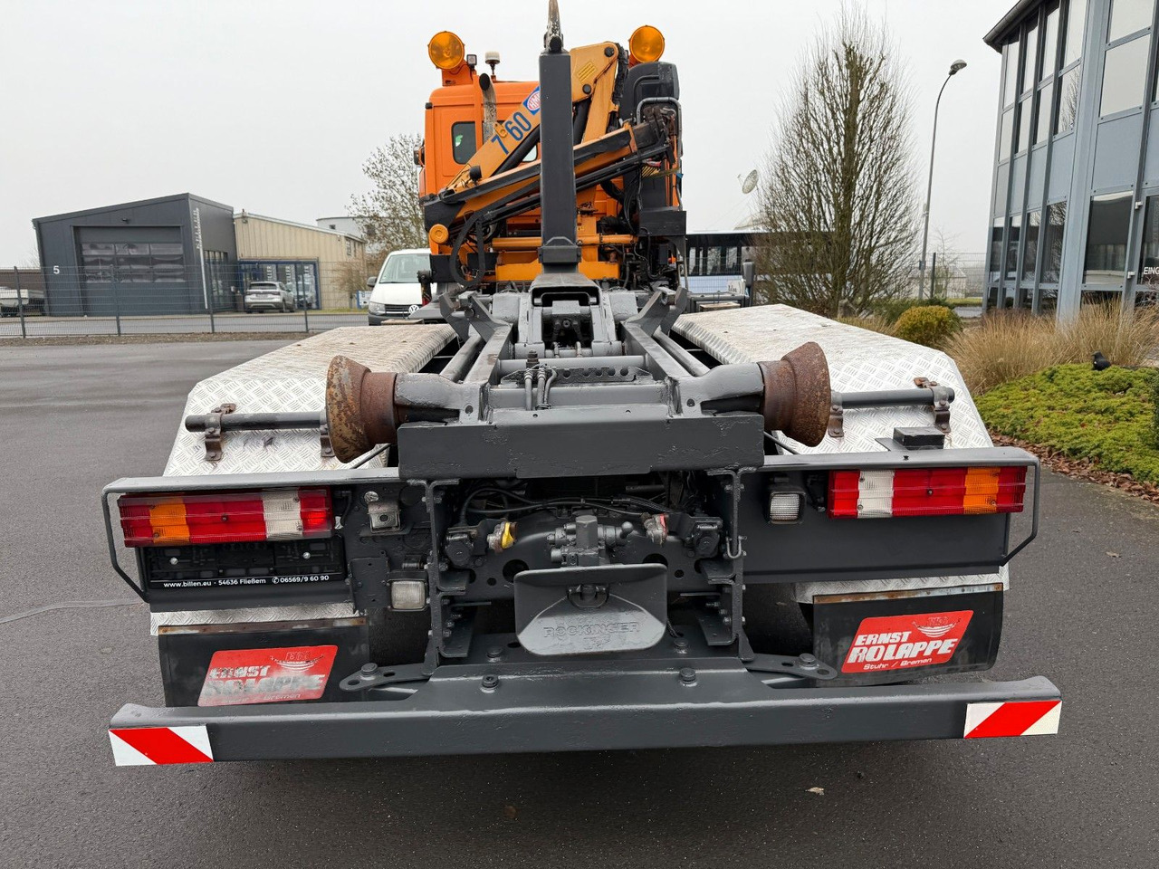 Mercedes-Benz Actros 2632 6x4/2 Meiller + HMF Kran - Hook lift truck, Crane truck: picture 5 Mercedes-Benz Actros 2632 6x4/2 Meiller + HMF Kran - Hook lift truck, Crane truck: picture 5