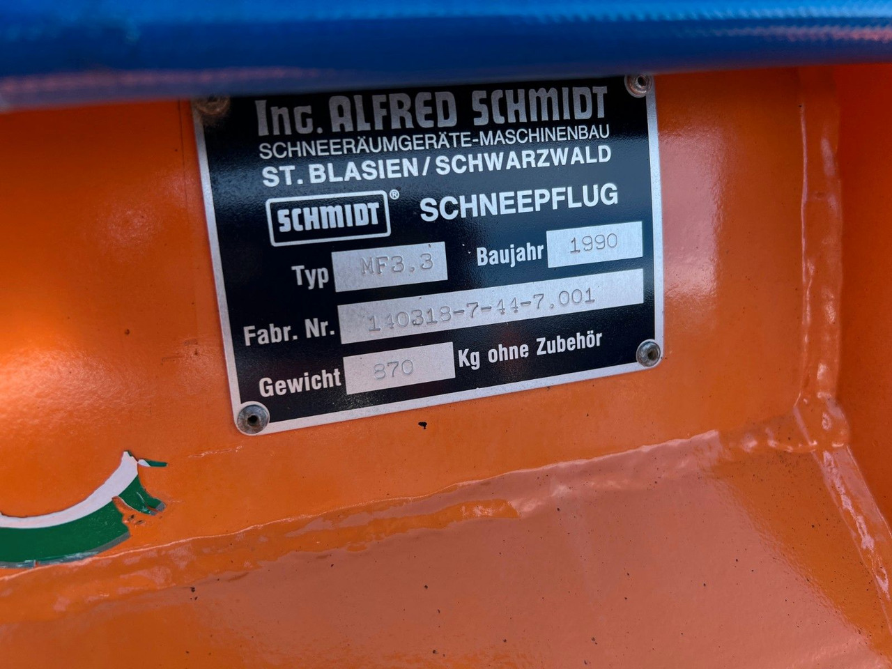 Mehrere Schneepflüge Schmidt, Küpper Weisser mehrere Schneepflüge Schmidt, Küpper Weisser - Snow plough: picture 2 Mehrere Schneepflüge Schmidt, Küpper Weisser mehrere Schneepflüge Schmidt, Küpper Weisser - Snow plough: picture 2