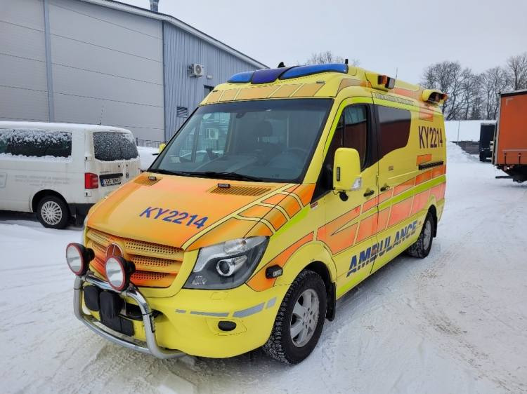 MERCEDES – BENZ SPRINTER AMBULANCE (TAMLANS) KLIMA, 11.2016, EURO 6 - Ambulance: picture 2 MERCEDES – BENZ SPRINTER AMBULANCE (TAMLANS) KLIMA, 11.2016, EURO 6 - Ambulance: picture 2