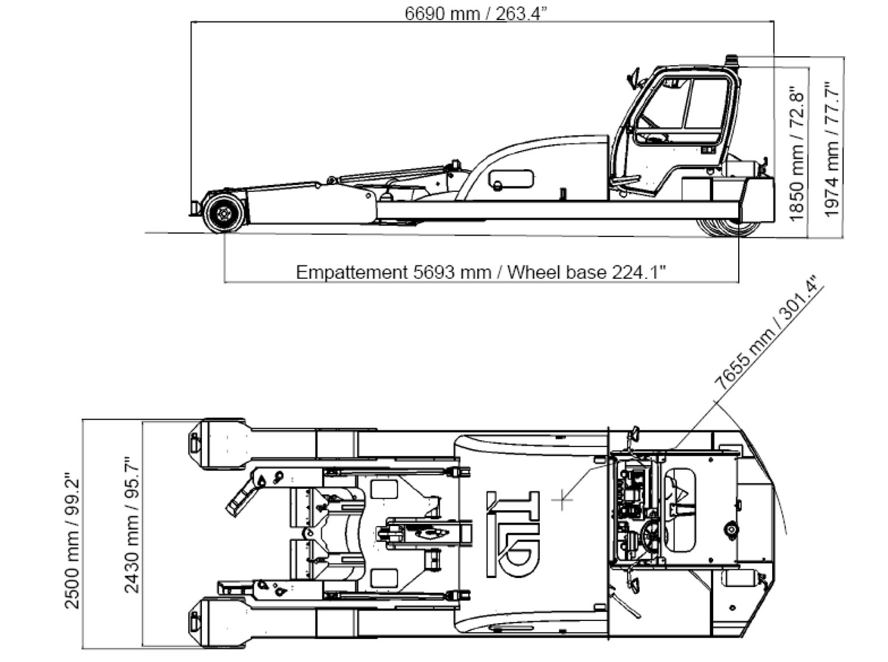 TLD Towbarless Pushback TPX 100 E - Pushback tractor: picture 4 TLD Towbarless Pushback TPX 100 E - Pushback tractor: picture 4