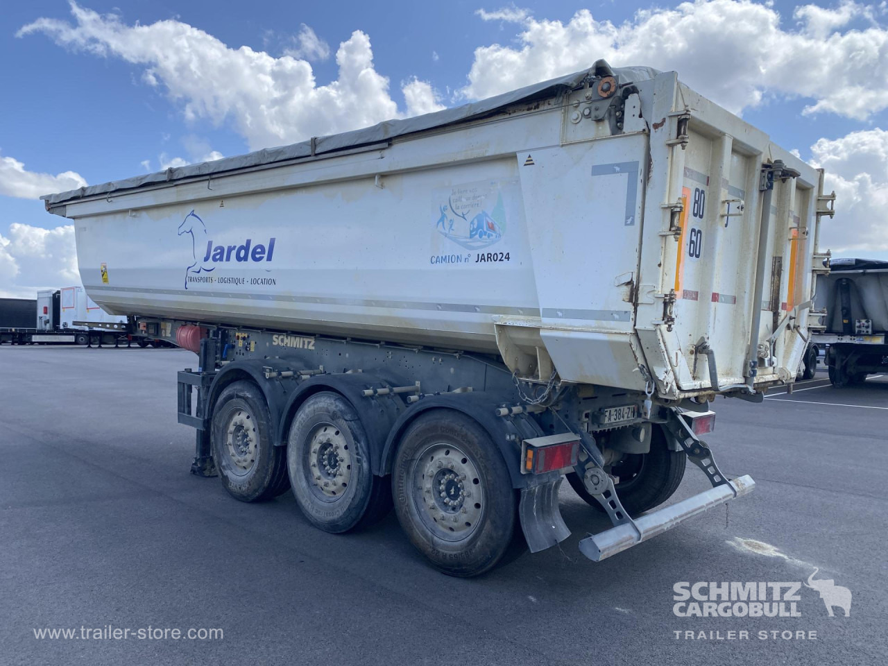 SCHMITZ Tipper Steel half pipe body 24m³ - Tipper semi-trailer: picture 5 SCHMITZ Tipper Steel half pipe body 24m³ - Tipper semi-trailer: picture 5
