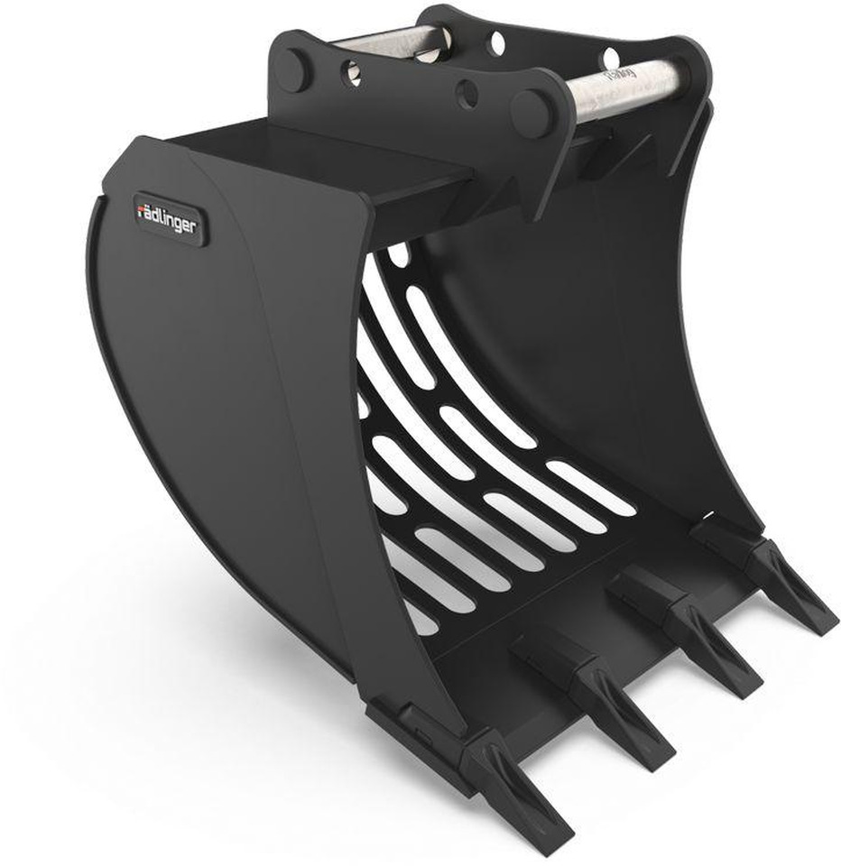 Rädlinger Sieblöffel Gitterlöffel Bagger 4,8 – 6 t MS03 Takeuchi - Sorting bucket for Mini excavator: picture 1 Rädlinger Sieblöffel Gitterlöffel Bagger 4,8 – 6 t MS03 Takeuchi - Sorting bucket for Mini excavator: picture 1