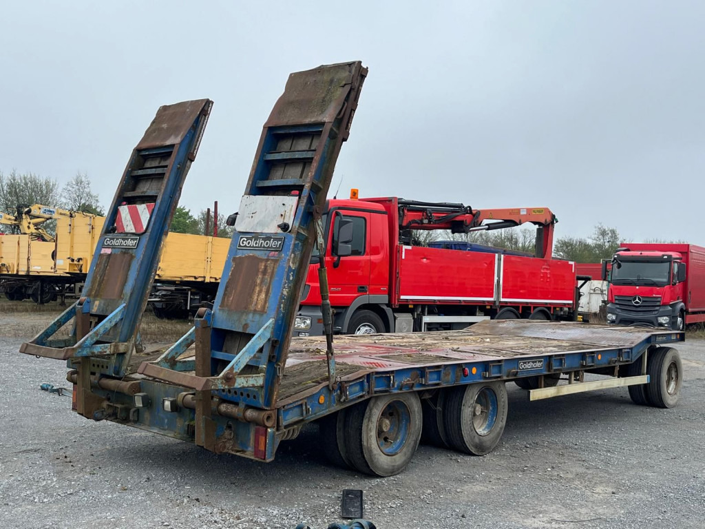 GOLDHOFER GOLDHOFER Tieflader Tiefladeranhänger TU 3-24/80 Rampen - Low loader trailer: picture 4 GOLDHOFER GOLDHOFER Tieflader Tiefladeranhänger TU 3-24/80 Rampen - Low loader trailer: picture 4