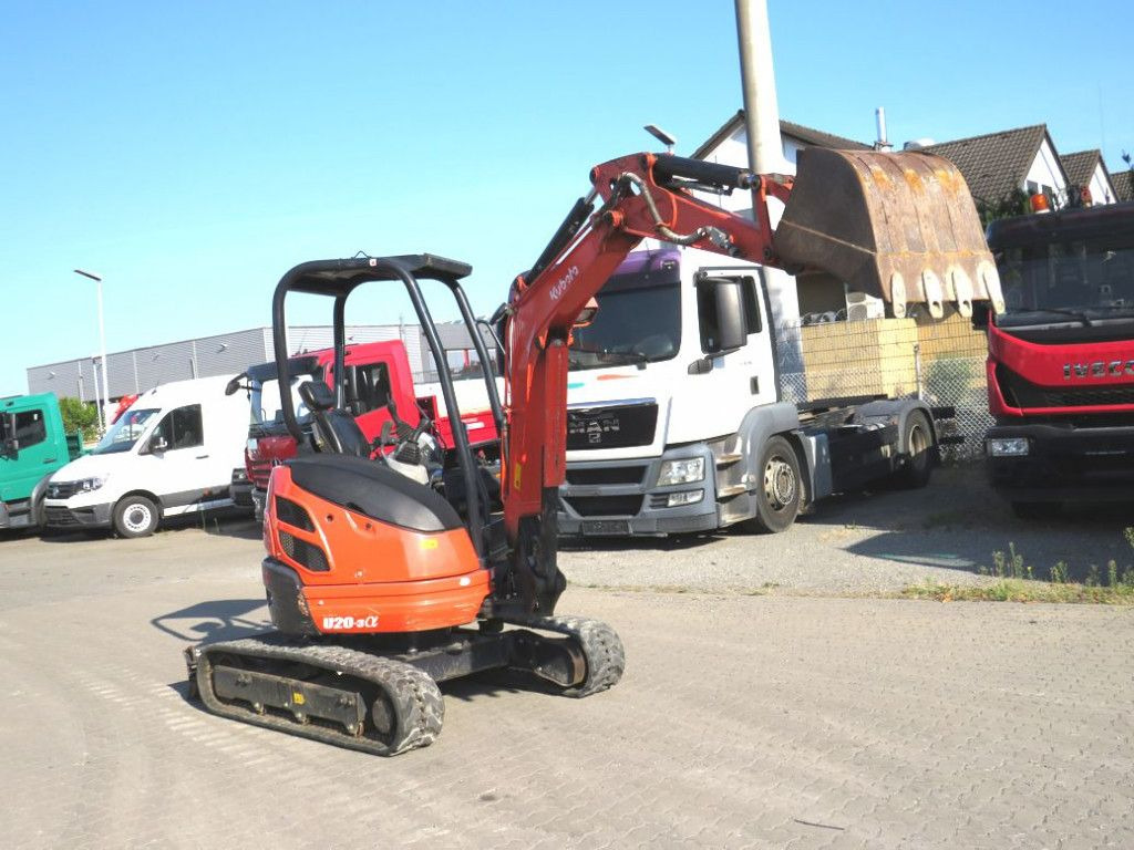 Kubota Minibagger U 20 - 3 Minibagger Kurzheck - Mini excavator: picture 2 Kubota Minibagger U 20 - 3 Minibagger Kurzheck - Mini excavator: picture 2