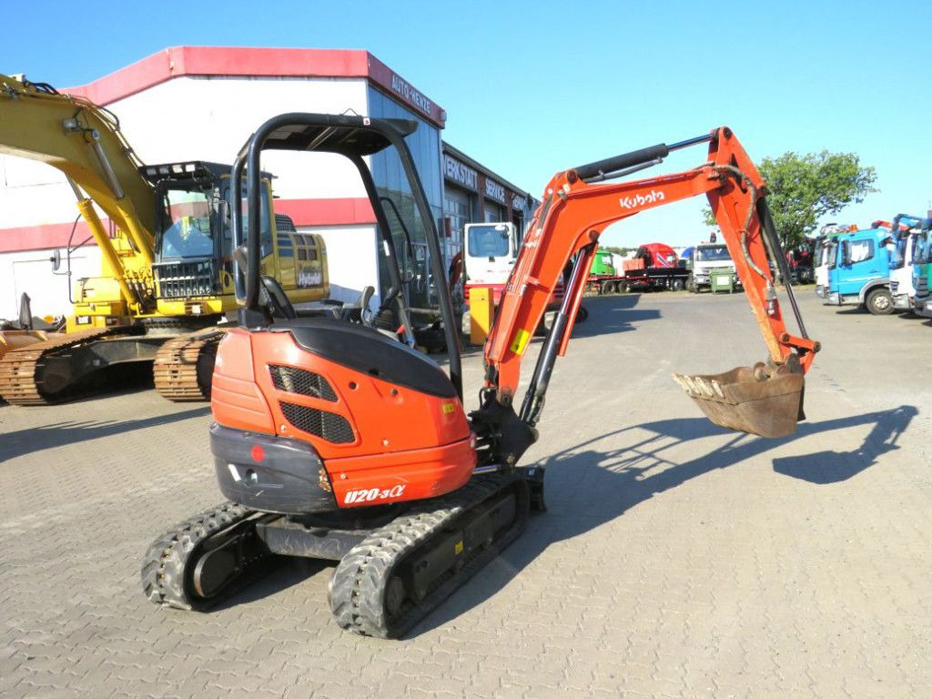 Kubota Minibagger U 20 - 3 Minibagger Kurzheck - Mini excavator: picture 4 Kubota Minibagger U 20 - 3 Minibagger Kurzheck - Mini excavator: picture 4