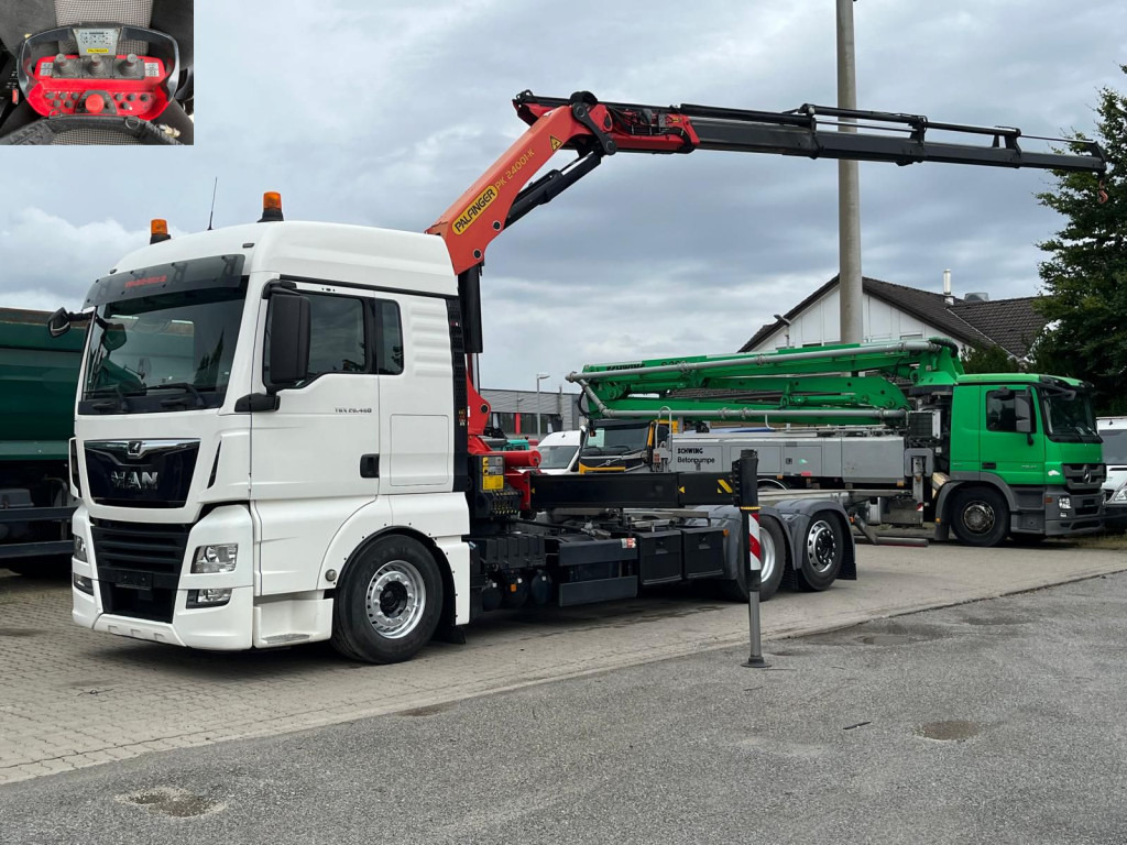 MAN MAN TG-X Pritsche Kran 26.460 6x2-2 BL PK 24.001/Funk Lenk - Dropside/ Flatbed truck, Crane truck: picture 1 MAN MAN TG-X Pritsche Kran 26.460 6x2-2 BL PK 24.001/Funk Lenk - Dropside/ Flatbed truck, Crane truck: picture 1