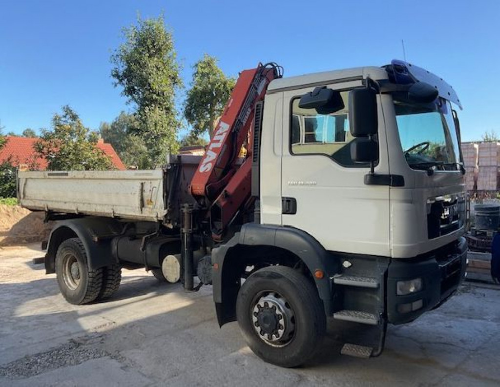 MAN TG-M 18.290 4x4 BB 2-Achs Allradkipper Kran Atlas 105+Funk - Tipper, Crane truck: picture 1 MAN TG-M 18.290 4x4 BB 2-Achs Allradkipper Kran Atlas 105+Funk - Tipper, Crane truck: picture 1