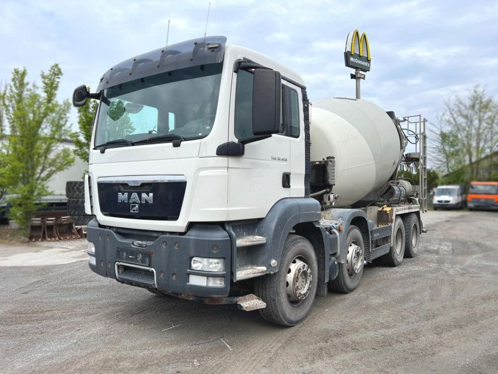 MAN TG-S 32.400 8x4 BB Betonmischer Stetter 9m³ Deut - Concrete mixer truck: picture 1 MAN TG-S 32.400 8x4 BB Betonmischer Stetter 9m³ Deut - Concrete mixer truck: picture 1