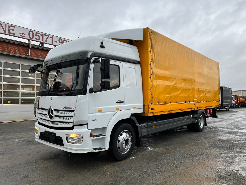 MERCEDES-BENZ Atego 1230 L Pritsche LBW Lg.Fhs Hochd. 7,2m+LBW - Curtainsider truck: picture 1 MERCEDES-BENZ Atego 1230 L Pritsche LBW Lg.Fhs Hochd. 7,2m+LBW - Curtainsider truck: picture 1