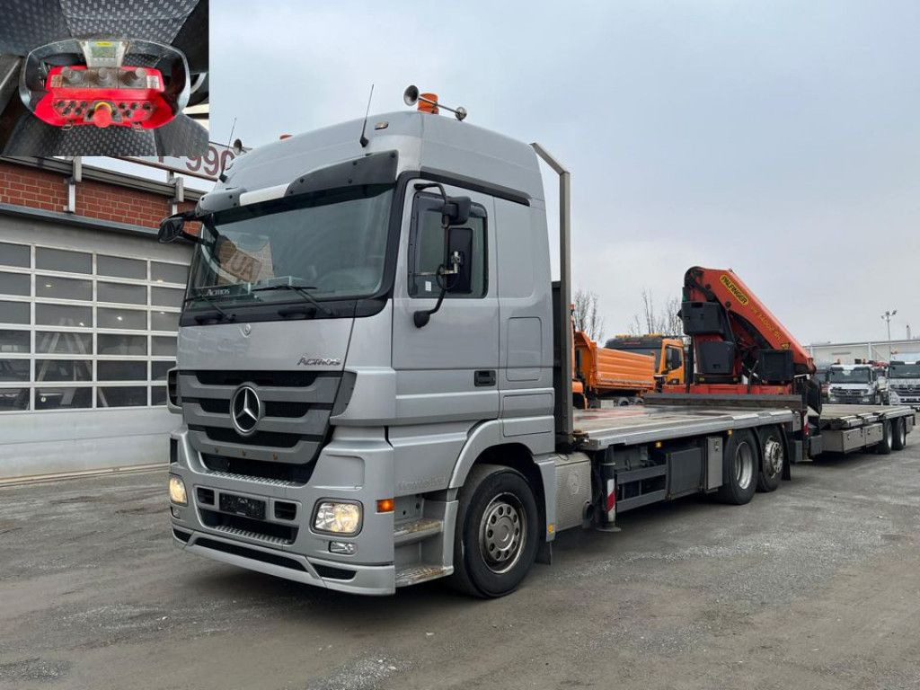 Mercedes-Benz Actros 2541 Pritsche Heckkran Palfinger PK 34002 - Dropside/ Flatbed truck, Crane truck: picture 1 Mercedes-Benz Actros 2541 Pritsche Heckkran Palfinger PK 34002 - Dropside/ Flatbed truck, Crane truck: picture 1