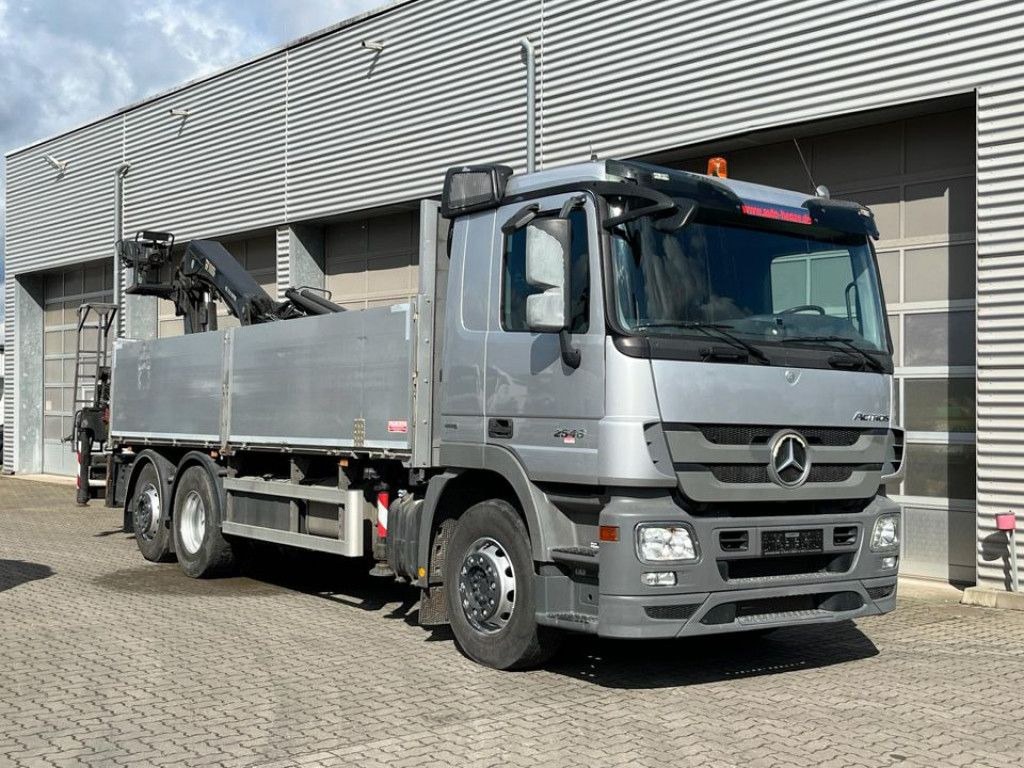 Mercedes-Benz Actros 2546 L 6x2 Pritsche Heckkran Hiab 288 6x - Crane truck, Dropside/ Flatbed truck: picture 2 Mercedes-Benz Actros 2546 L 6x2 Pritsche Heckkran Hiab 288 6x - Crane truck, Dropside/ Flatbed truck: picture 2