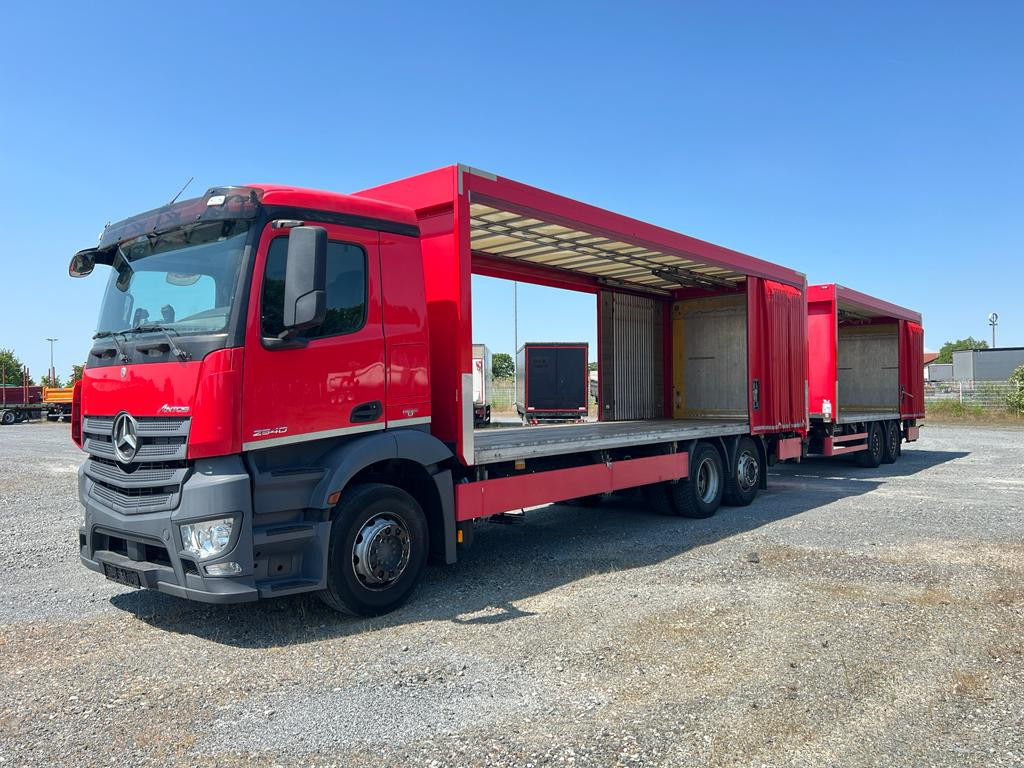 Mercedes-Benz Antos Pritsche LBW 2540 L 6x2 - Curtainsider truck: picture 1 Mercedes-Benz Antos Pritsche LBW 2540 L 6x2 - Curtainsider truck: picture 1