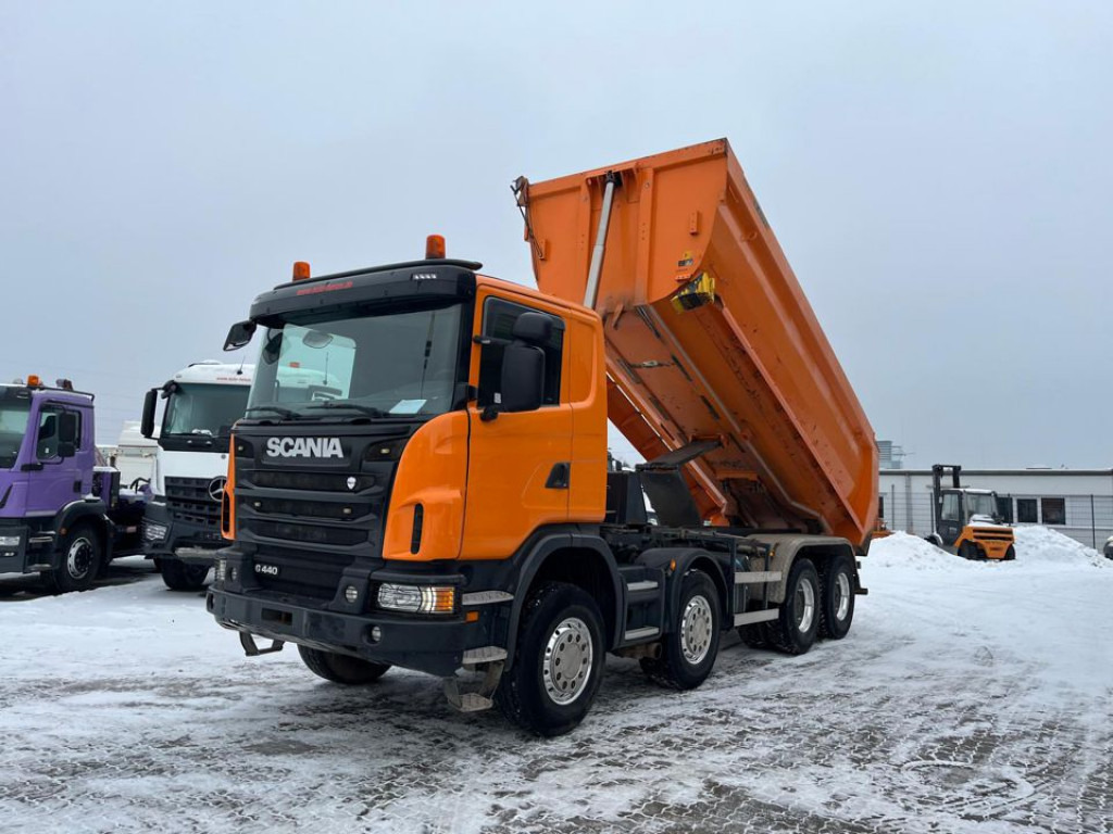 SCANIA (S) G 4 Achs Muldenkipper 440 8x4 Meiller - Tipper: picture 1 SCANIA (S) G 4 Achs Muldenkipper 440 8x4 Meiller - Tipper: picture 1