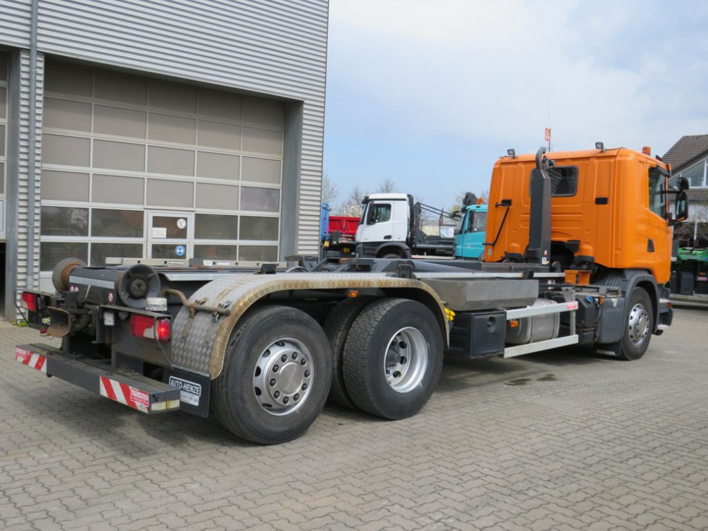 Hook lift truck SCANIA (S) G 410 LB 6x2*4HNA Abrollkipper Lift+Lenkachse 289TKM: picture 10