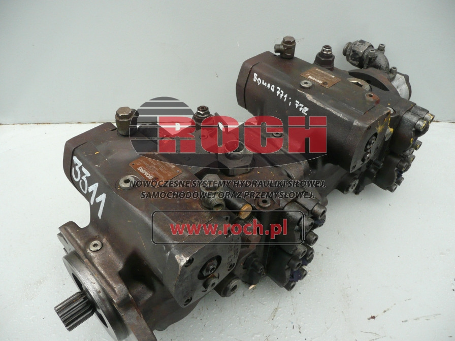 BOMAG A4VG71DA2DT2/32L-NZF13K071EH-S 2087687 2087686 384.18.00.56 05802510 + A4VG71DGDT1/32L-XSF10K021E-S 2022053 2087686 384.18.00.56 + 510725368 - Hydraulic pump: picture 1 BOMAG A4VG71DA2DT2/32L-NZF13K071EH-S 2087687 2087686 384.18.00.56 05802510 + A4VG71DGDT1/32L-XSF10K021E-S 2022053 2087686 384.18.00.56 + 510725368 - Hydraulic pump: picture 1