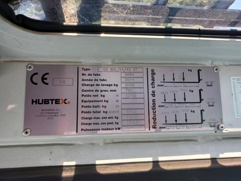 Leasing of Hubtex GX 80L/14/45 ST Hubtex GX 80L/14/45 ST: picture 20